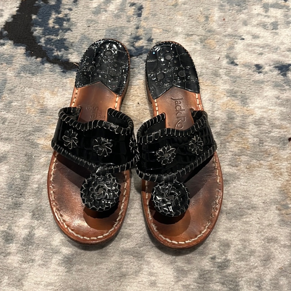 Jack Rogers Black Patent